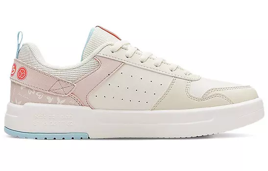 Кроссовки для скейтбординга Aurora женские с низким верхом бежево-розовый 361°