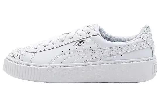Кроссовки для скейтбординга Basket Series женские, низкие, белые Puma