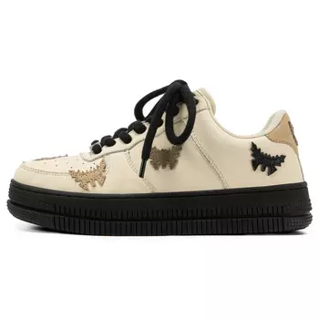 Кроссовки для скейтбординга Bat Or Butterfly унисекс с низким верхом белого цвета Senguoguo