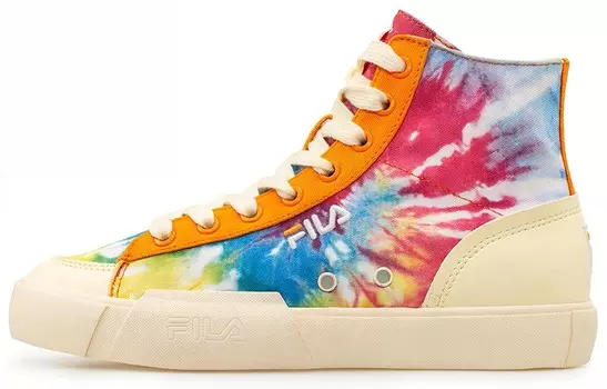 Кроссовки для скейтбординга Block High женские с высоким верхом, разноцветные Fila Fusion