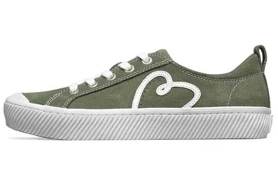 Кроссовки для скейтбординга Bobs женские низкие, оливково-зеленые Skechers