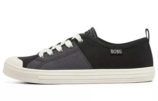 Кроссовки для скейтбординга Bobs женские, низкие, серые/черные Skechers