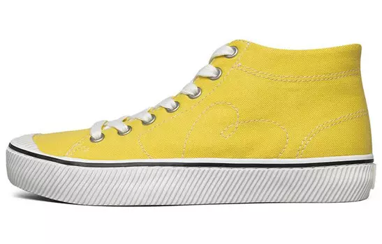 Кроссовки для скейтбординга Bobs женские, средней высоты, ярко-желтые Skechers
