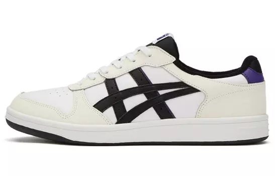 Кроссовки для скейтбординга Buzzer Trainer унисекс с низким верхом белого/черного цвета Onitsuka Tiger