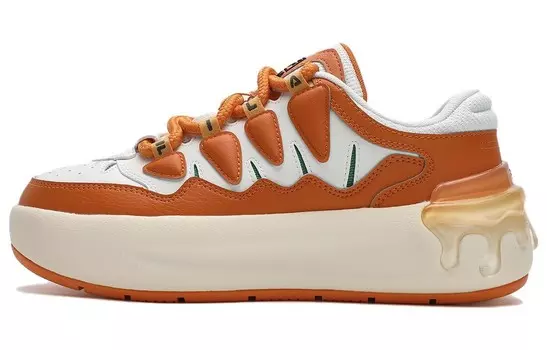 Кроссовки для скейтбординга CARROT женские низкие Team Orange/Cloud White/Team Light Blue Fila