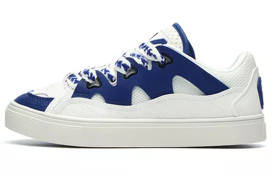 Кроссовки для скейтбординга Casper женские с низким верхом, белые/королевские синие Fila Fusion