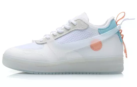 Кроссовки для скейтбординга CF Tracing женские, низкие, белые/синие Lining