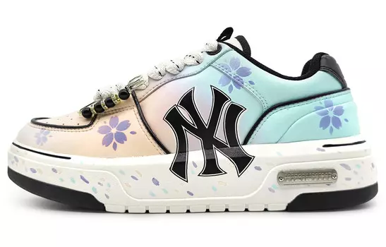 Кроссовки для скейтбординга Chunky Liner унисекс с низким верхом зеленого/черного цвета Mlb