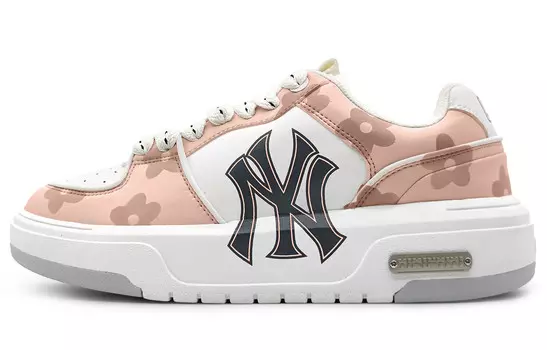 Кроссовки для скейтбординга Chunky Liner унисекс с низким верхом розового цвета Mlb