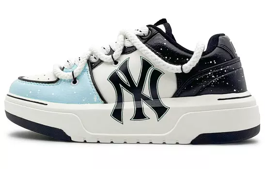 Кроссовки для скейтбординга Chunky Liner унисекс с низким верхом черного, белого, синего цвета Mlb