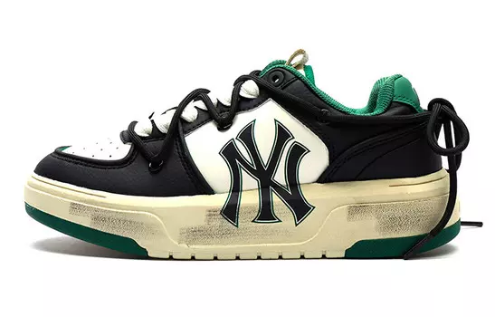 Кроссовки для скейтбординга Chunky Liner унисекс с низким верхом Aurora Black/Zero Metalic/Green Spark Mlb