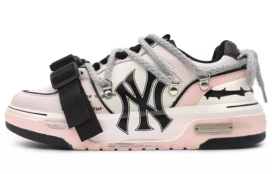 Кроссовки для скейтбординга Chunky Liner унисекс с низким верхом бежевого цвета Mlb