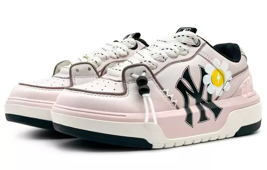 Кроссовки для скейтбординга Chunky Liner унисекс с низким верхом розового цвета Mlb