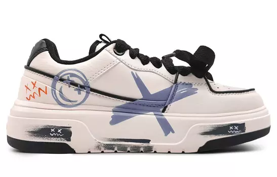 Кроссовки для скейтбординга Chunky Liner унисекс с низким верхом, зеленые/синие/оранжевые Mlb