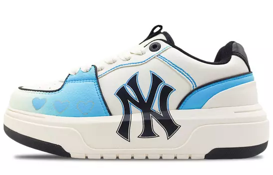 Кроссовки для скейтбординга Chunky Liner женские низкие черные/синие Mlb