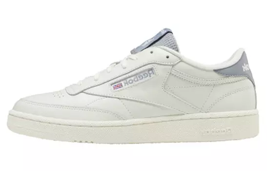 Кроссовки для скейтбординга Club C унисекс с низким верхом, белые/серые Reebok