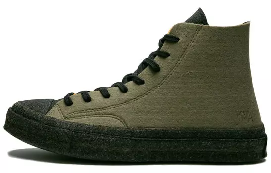 Кроссовки Converse Chuck Taylor All Star 70 Hi Jw Anderson Felt Stone Grey Flame Orange