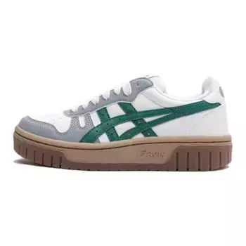 Кроссовки для скейтбординга Court MZ Kids GS Low-top Белый/Серый/Зеленый Asics, белый/серый/зеленый