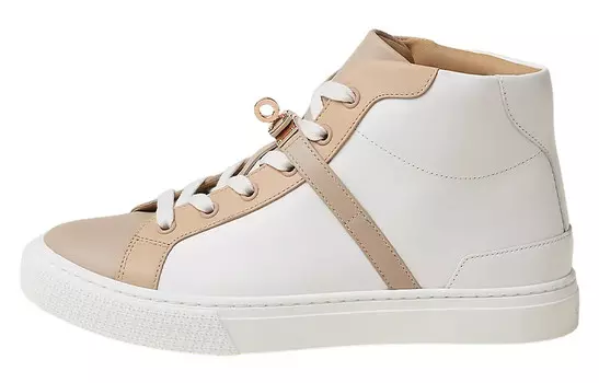 Кроссовки для скейтбординга Daydream женские с высоким берцем, белые/коричневые Hermes