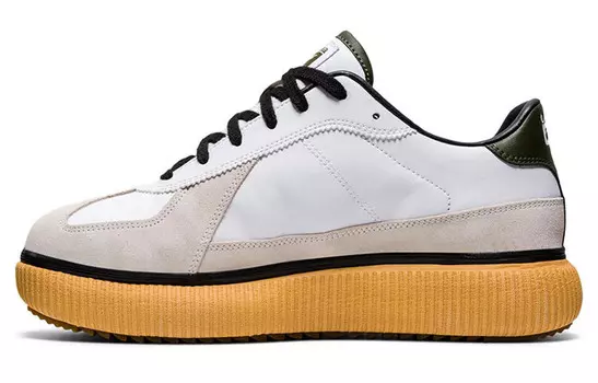 Кроссовки для скейтбординга Delecity унисекс с низким верхом серые/белые/желтые Onitsuka Tiger