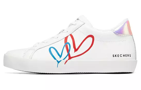 Кроссовки для скейтбординга DIAMOND STARZ женские, низкие, белые Skechers