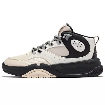 Кроссовки для скейтбординга DynaSky женские с высоким берцем, цвет молочно-серый/микрокристаллический белый/настоящий черный Erke