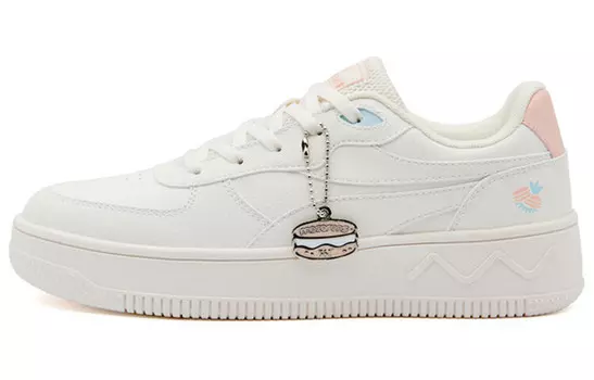 Кроссовки для скейтбординга Fairy женские с низким верхом Feather White/Soft Pink 361°