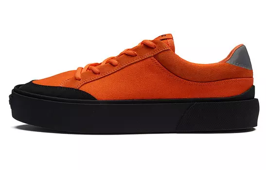 Кроссовки для скейтбординга Fault унисекс с низким верхом, кроваво-оранжевые Eqlz