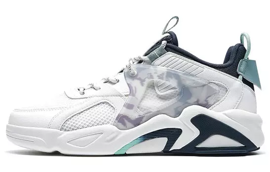 Кроссовки для скейтбординга Fengxing 1.0 мужские, среднего размера, белые/синие Xtep