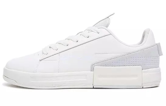 Кроссовки для скейтбординга -flex Lite мужские с низким верхом белый/серый Erke