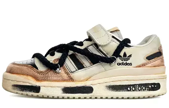 Кроссовки для скейтбординга FORUM женские низкие, темно-коричневый/черный Adidas Originals