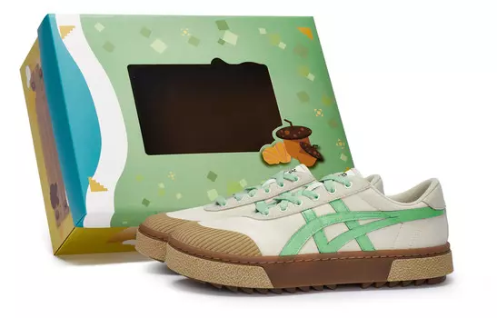 Кроссовки для скейтбординга Gel-Court Trail унисекс с низким верхом, зеленый Asics
