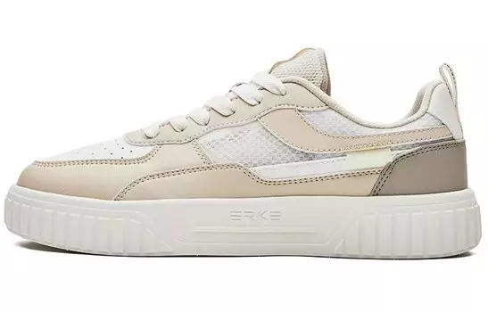 Кроссовки для скейтбординга Golden Wind мужские с низким верхом из микрокристаллического белого/теплого льна Erke