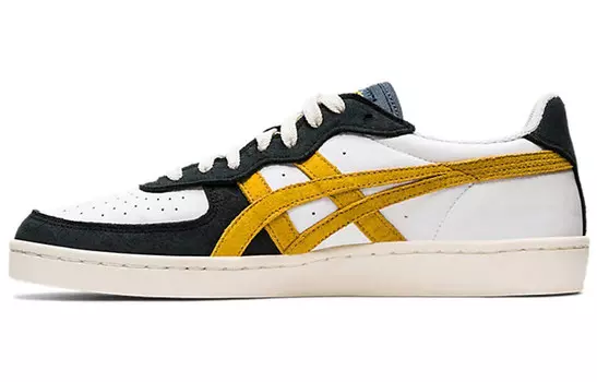 Кроссовки для скейтбординга GSM унисекс с низким верхом, черные/желтые Onitsuka Tiger