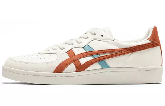 Кроссовки для скейтбординга GSM унисекс с низким верхом, белые/оранжевые/синие Onitsuka Tiger