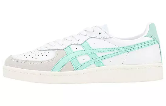 Кроссовки для скейтбординга GSM женские, низкие, белые/мятно-зеленые Onitsuka Tiger
