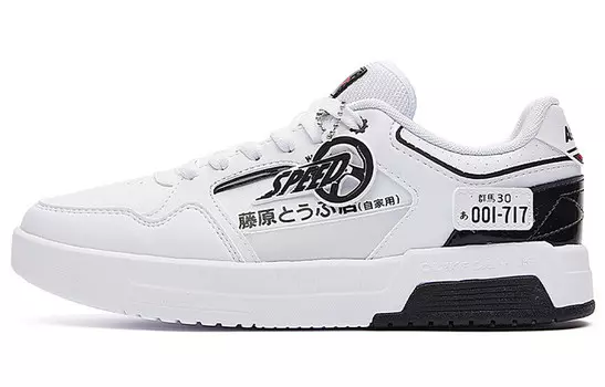 Кроссовки для скейтбординга Headword D Co-Brand, женские, низкие, белый/черный 361°