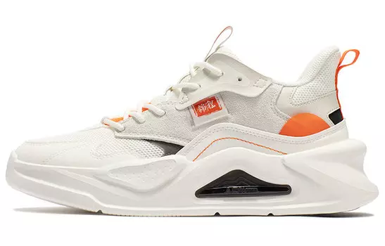 Кроссовки для скейтбординга Jincheng мужские с низким верхом, белый/овсяные, молочные 361°