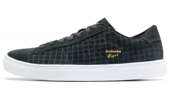 Кроссовки для скейтбординга Lawnship 2.0, унисекс, низкие, черные Onitsuka Tiger