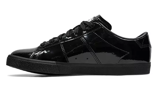 Кроссовки для скейтбординга LawnShip, унисекс, низкие, черные Onitsuka Tiger