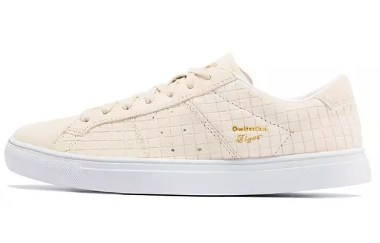 Кроссовки для скейтбординга LawnShip унисекс с низким верхом бежевый/белый/розовый Onitsuka Tiger