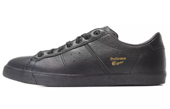 Кроссовки для скейтбординга LawnShip унисекс с низким верхом, черные/золотые Onitsuka Tiger