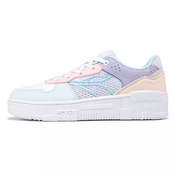 Кроссовки для скейтбординга Life Collection женские, низкие, белый/синий, из тюля 361°