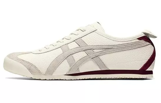 Кроссовки для скейтбординга MEXICO 66, унисекс, низкие, метр/белые/красные Onitsuka Tiger