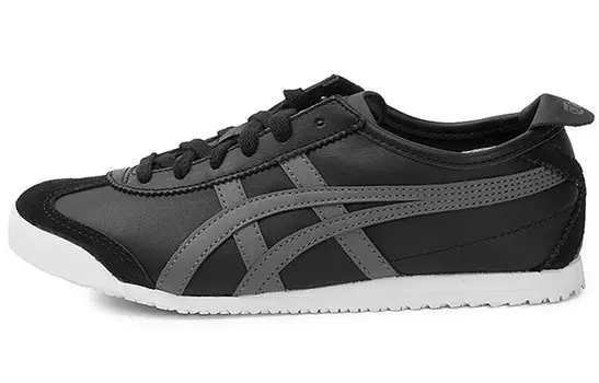 Кроссовки для скейтбординга MEXICO 66, унисекс, низкие, черные Onitsuka Tiger