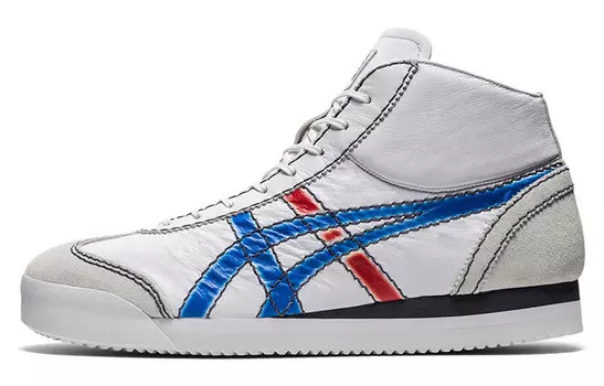 Кроссовки для скейтбординга MEXICO 66, унисекс, высокие, белые Onitsuka Tiger