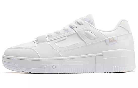 Кроссовки для скейтбординга мужские низкие 361 Degree белые/пшенично-коричневые 361°