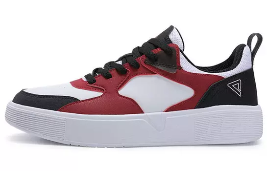 Кроссовки для скейтбординга мужские низкие красные/черные Peak
