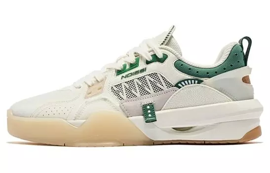 Кроссовки для скейтбординга мужские низкие зеленые/белые Qiaodan