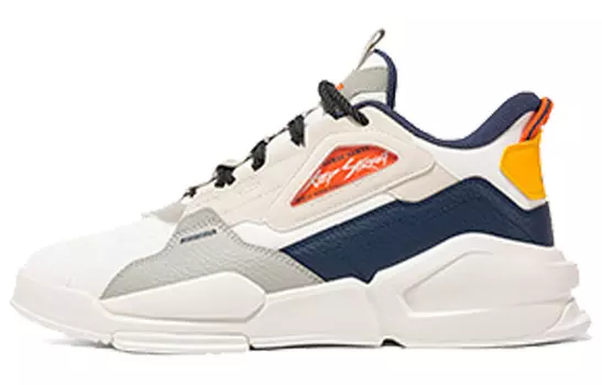 Кроссовки для скейтбординга мужские с низким верхом белые/голубые/синие Xtep